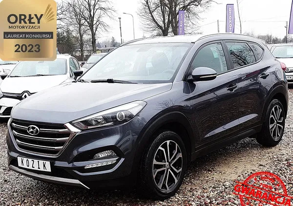 samochody osobowe Hyundai Tucson cena 78900 przebieg: 134935, rok produkcji 2018 z Rabka-Zdrój